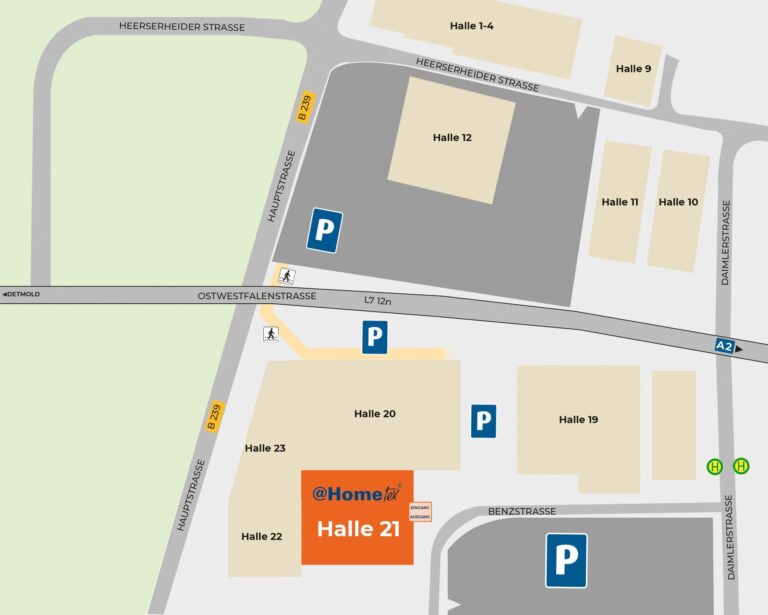 Parkplätze Hometex Bad Salzuflen