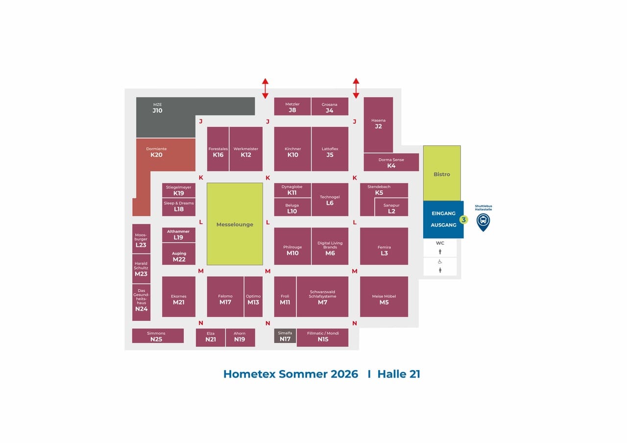 Messeplan Halle 21